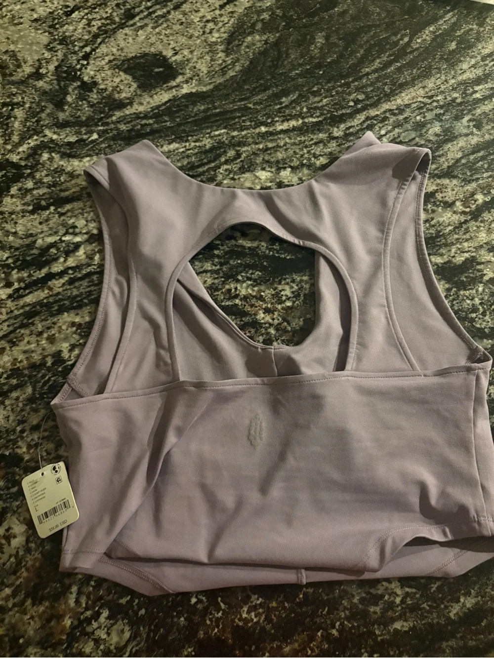 Free People Movement Longline Sports Bra - Light Purple